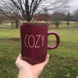 Rae Dunn Maroon “Cozy” Mug
